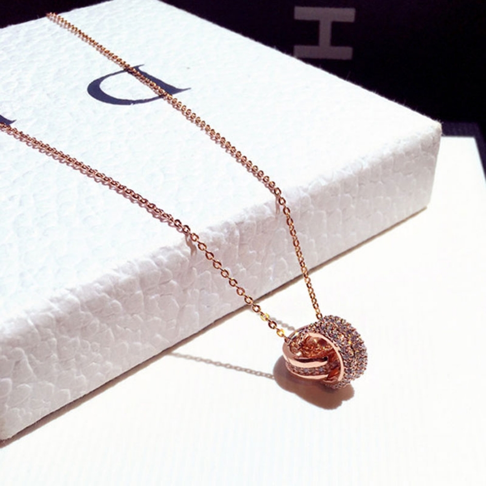 14k gold diamond necklace - Picture 11 of 13